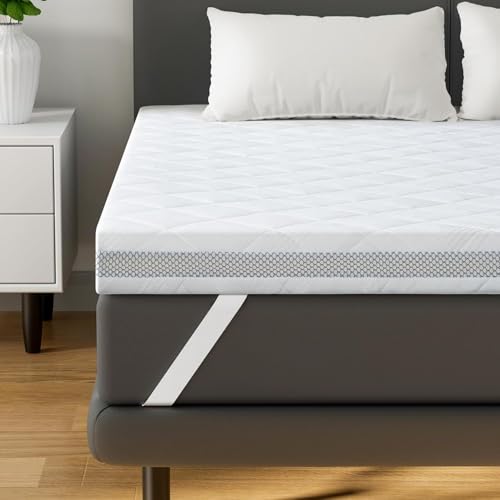 BedStory Extra-Fester Kaltschaum Topper 180 x 200 cm H5/H6, 7,5 cm Höhe. Hochdicht Matratzentopper für Boxspringbett und Sofa. Atmungsaktiver 3D-Netz Bezug, Oeko-TEX Zertifiziert.