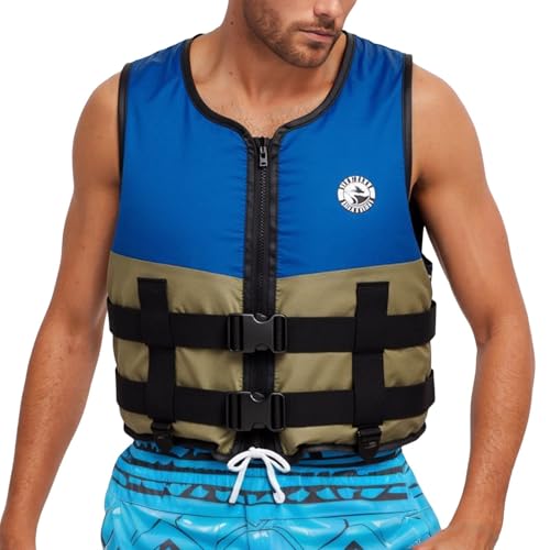 Schwimmlernweste Erwachsene Schwimmhilfe Wassersport Kajak Bootfahren Schnorcheln Leichte Auftriebsweste Herren Damen Prallschutzweste Jetski SUP Wakeboard Schwimmweste Schwimmjacke Segeln Surfen