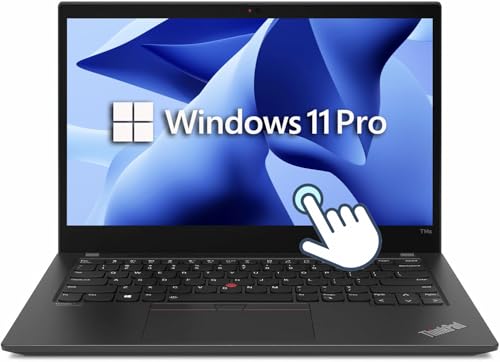 Lenovo Thinkpad T14s Gen 2 Touchscreen Business Laptop, 14 Zoll FHD (1920x1080), Intel Core i5-1145G7, 16 GB RAM, 512 GB SSD, QWERTY Tastatur, Windows 11 Pro (Generalüberholt)