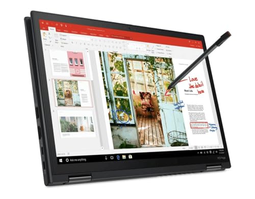 Lenovo ThinkPad X13 Yoga Gen 2 13,3 Zoll WUXGA Touch Display Intel Core i7 1165G7 256GB SSD Festplatte 16GB Speicher Windows 11 Pro 4G LTE Notebook Laptop (Generalüberholt)