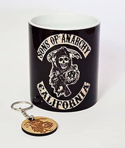 Tasse + Schlüsselanhänger - Sons of Anarchy - California - TV-Serie