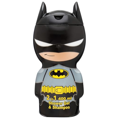 Batman Duschgel & Shampoo − 3D Figur mit tollem Duft, für Kinder und Erwachsene (400 ml)