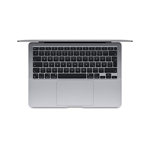 2020 Apple MacBook Air mit Apple M1 Chip (13-Zoll, 8GB RAM, 256GB SSD Kapazität) (QWERTZ German) Space Grau (Generalüberholt)