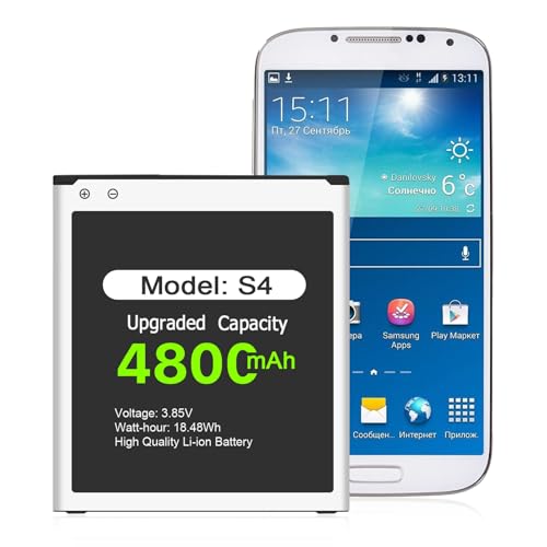 Galaxy S4 Akku, 4800mAh Li-ion Ersatzakku für Samsung EB-BG531BBE EB-BG530BBU EB-BG530BBE Für Galaxy J3 J3 Pro J5 2015 J500 j500FN J500F