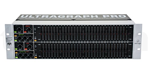 Behringer FBQ6200HD 31-Band Stereo Grafischer Equalizer mit FBQ Feedback Erkennungssystem für Klare Klangoptimierung
