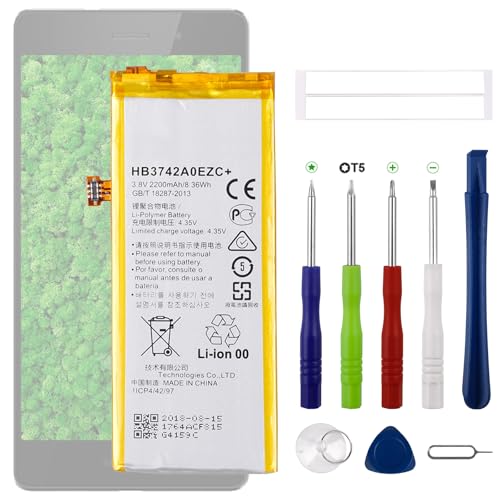 SWARK HB3742A0EZC+ Akku Kompatibel mit Huawei P8 Lite ALE-L21, ALE-L02, ALE-L23, ALE-UL00 with Tools