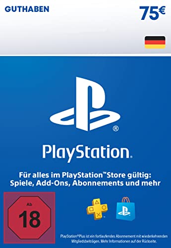 75€ PlayStation Store Guthaben | PSN Deutsches Konto [Code per Email]