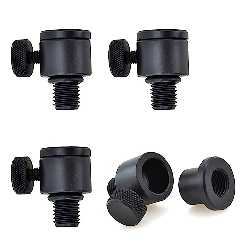 Hirisi Tackle Karpfenangeln Alarm Adapter, Angeln Schnellwechselverbinder Aluminium Schnellwechselverbinder für Rod Pod 4 Stück