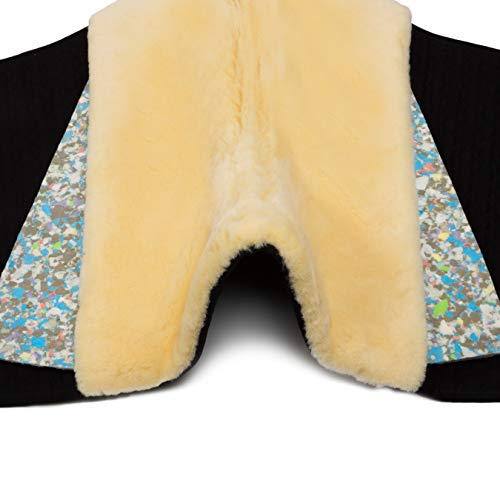 Werner Christ Verbundschaum-Einlagen passend zur Satteldecke für den Fellsattel IBERICA Plus Polster zur Druckentlastung oder Korrektur (Paar, 15 mm Polsterstärke), Größe Warmblut und Pony