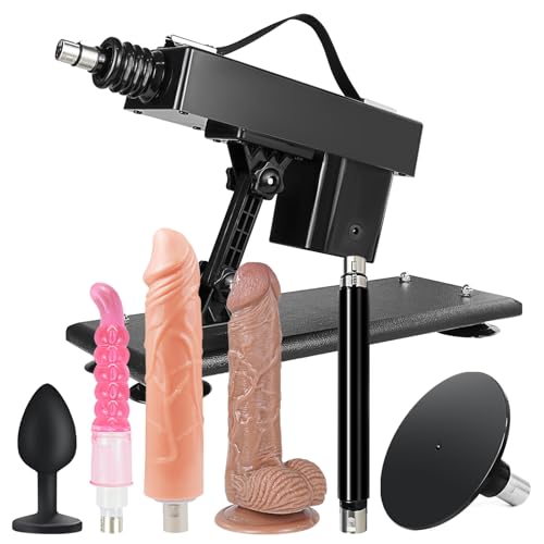 iKenmu Sexmaschine Sex Spielzeug Fickmaschine für Frauen Rosa Sex Dildos Maschine mit 4