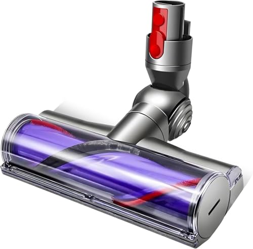 Elektrische Bürste kompatibel für Dyson V7 V8 V10 V11 V15 SV10 SV11 SV12 SV14,Ersatzteil Direktantrieb Reiniger Kopf Turbine Bodendüse,Zubehör für Turbobürste für Hartboden und Teppiche