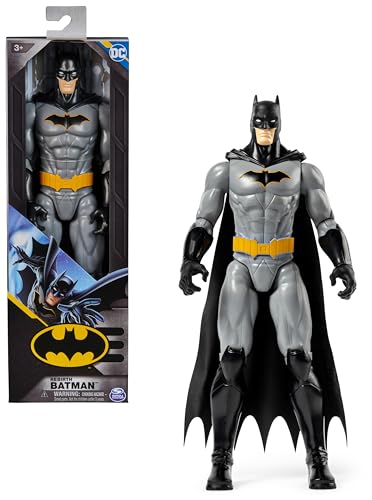 Batman S1-Actionfigur, 30 cm groß, voll beweglich für spannende Abenteuer und actionreiche Stunts, Spielzeug für Kinder ab 4 Jahren, original Comic-Design