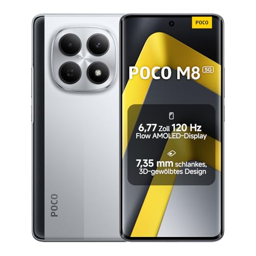 XIAOMI Poco M8 5G Smartphone, 8 GB RAM + 512 GB Speicher, 6,77