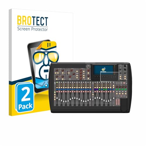 BROTECT (2 Stück Schutzfolie für Behringer X32 Displayschutz Folie Made in Germany, Ultra-Klar