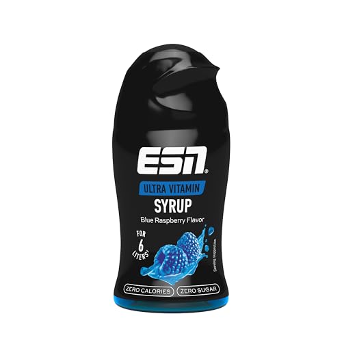 ESN Ultra Vitamin Syrup, 65ml - Blue Raspberry, mit Vitaminen für 6 Liter Fertiggetränk