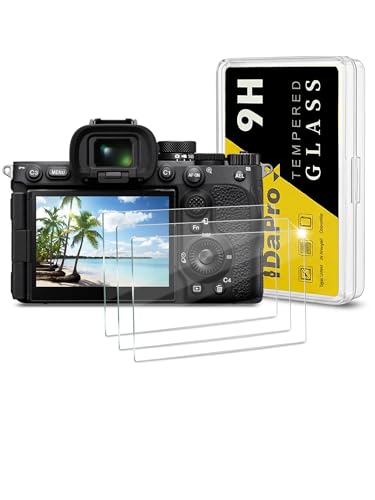 iDaPro Displayschutz schutzfolie für Sony Alpha A7V A7 V A7R V A7RV 7R V A7M5 A7M V Folie Screen Protector 9H Härte Gehärtetes Glas Einfache Installation [3 Stück]