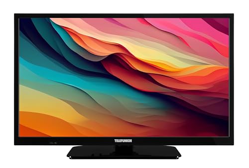 TELEFUNKEN XH24O550M Fernseher 24 Zoll HD-Ready LED TV mit 60 cm Bildschirmdiagonale und integriertem Triple-Tuner, schwarz