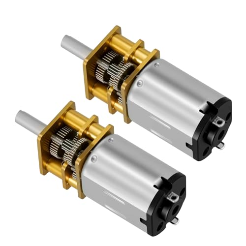 AYWHP 2 PCS DC 6 V Getriebemotor Miniatur High Torque Elektrische Getriebe Motor Micro Getriebe DC 6V mit mehreren Drehzahlen optional für Robort Smart Car