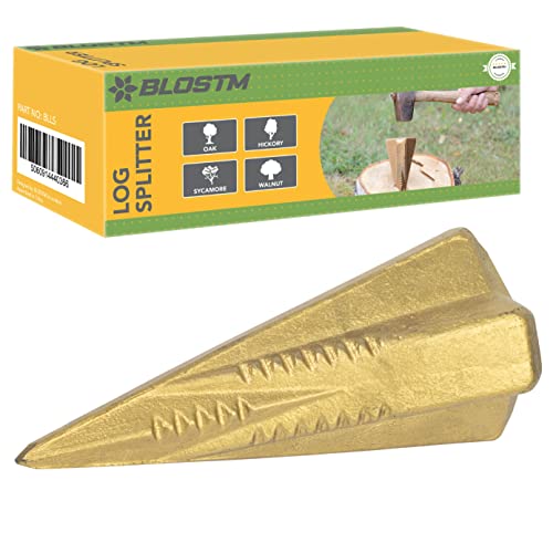 BLOSTM Manueller Holzspalter – 1,8 kg hitzebehandeltes Holzgranaten, gesenkgeschmiedet und strapazierfähig