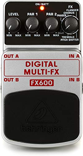Best Price Square Guitar Pedal, DIGITAL Multi-FX FX600 by BEHRINGER