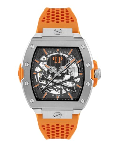 Philipp Plein Herren Uhr Automatik The Skeleton Limited Edition PWJFA1225 Silikon