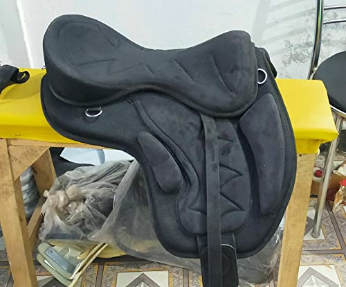 WILD RACE New Zigzag Design Treeless Synthetic Freemax Saddle (18