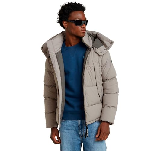 G-Star Herren G- Whistler Padded Hooded Jacke 2.0, Beige (elephant skin D25345-D518-G106), L