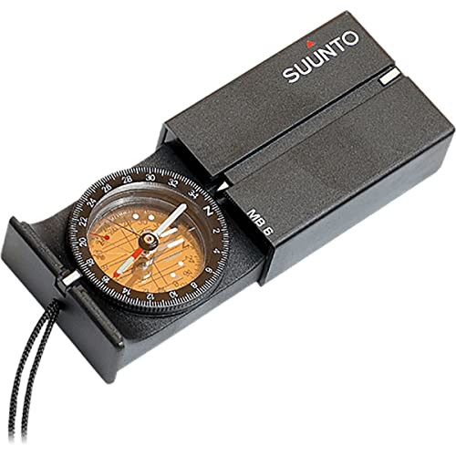 Suunto Kompass MB-6 NH, Nördliche Hemisphäre, SS010605011, Schwarz