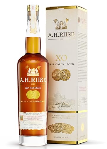 A.H. Riise Copenhagen Gold Medal | Premium Spirituose auf Rumbasis |Karibik|Lieblich, Fruchtig | 700 ml | 40% Vol.