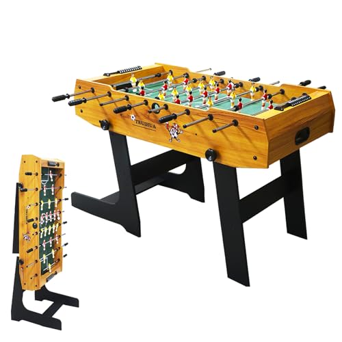 Kickertisch, Tischkicker, Tischfußball für Kinder und Erwachsene - 129x 61 x 79 cm - inkl. 2 Bälle - Fußballtisch mit 22 Spieler, Torzähler