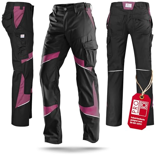 KÜBLER Workwear ACTIVIQ Damenhose | Arbeitshose Damen | Funktionshose Frauen | Professionelle Arbeitskleidung für Handwerk & Industrie | Workwear Damen | Einsatzhose mit Taschen | Oeko-TEX