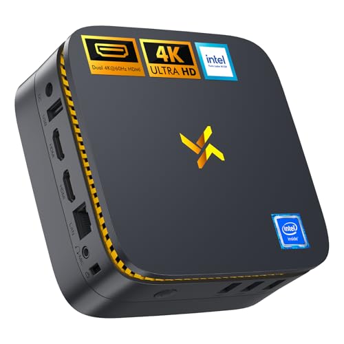 Huidun [3 Jahre Garantie] H30 2026 Büro Mini PC Win 11 Pro Intel Twin Lake N150 (Übertrifft N95/N97, bis zu 3,60 GHz), 16GB RAM 512GB SSD Mini Desktop Computer, 2*HDMI 4K, Gigabit LAN/Dual Bande WiFi