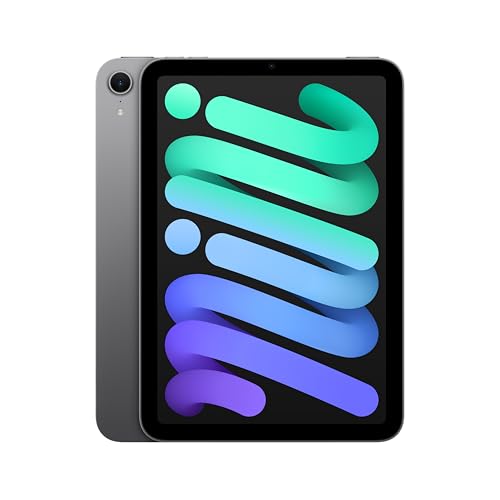Apple iPad mini (A17 Pro): 8,3'' Liquid Retina Display, 256 GB, WLAN 6E, 12 MP Front /12 MP Rückkamera, Touch ID, Batterie für den ganzen Tag – Space Grau