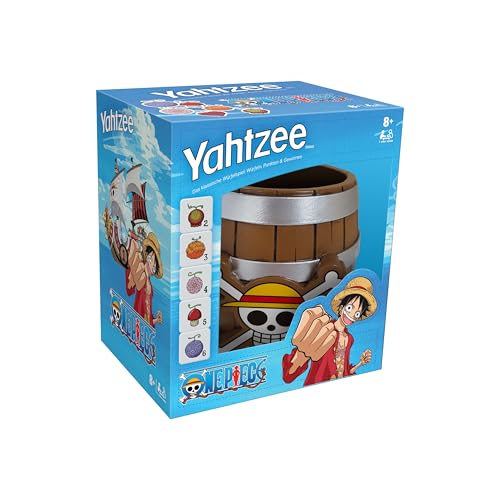 Winning Moves Yahtzee One Piece Edition - Würfelspiel für One Piece Fans! - Yahtzee Partyspiel - 1+ Spieler ab 8+ Jahren - Deutsch