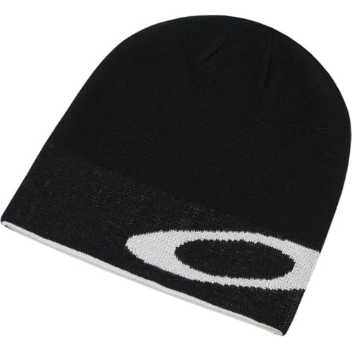 Oakley Herren Beanie Ellipse, Schwarz/Weiß, Einheitsgröße