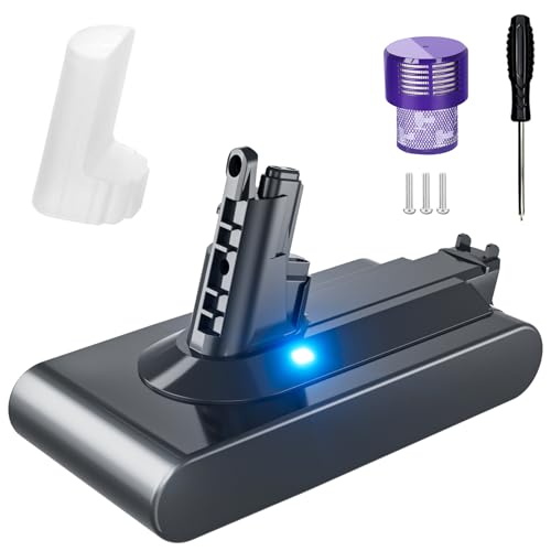 V11 Ersatzakku für Dyson-V11 Akku 6000mAh Li-Ion Akku für Dyson Kompatibel mit (Schraubtyp) Animal Absolute Advance Torque SV14 (Nicht Geeignet für Knopfinstallationstyp)