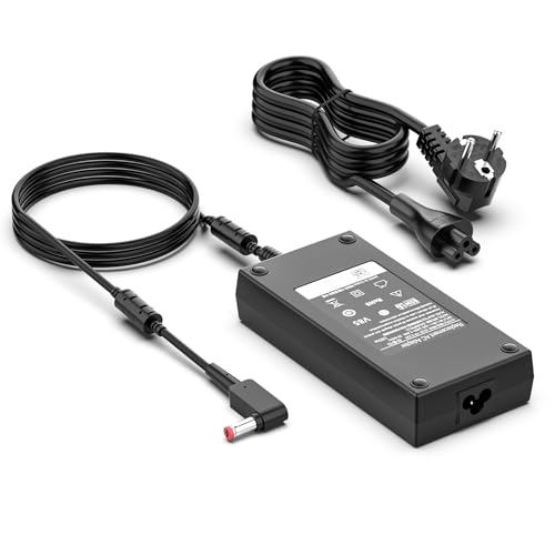 shefor 180W Laptop Ladekabel Kompatibel mit Acer Nitro 5 7 AN515-53 AN515-54 AN515-55 AN715-52-715S Predator Helios 300 G3-571-73H3 G3-572-763V Aspire V15 VN7-593G ADP-180MB K V17 Nitro VN7-793G