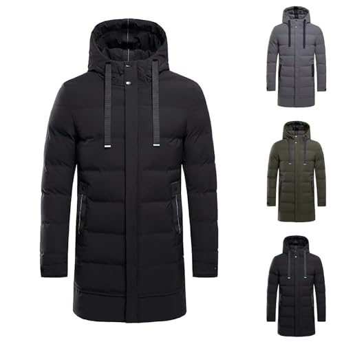 Generisch Winterjacke Herren Mantel Herren Lang Wintermantel Herren Lang Warm 3 In 1 Jacke Herren Daunenjacke Herren Wintermantel Herren Winterparka Herren Wintermantel Herren Lang Daunenmantel