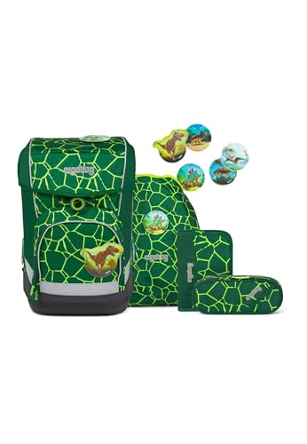 ergobag cubo Light Set ergonomischer Schulrucksack, extra leicht, Set 5-teilig, 780 g