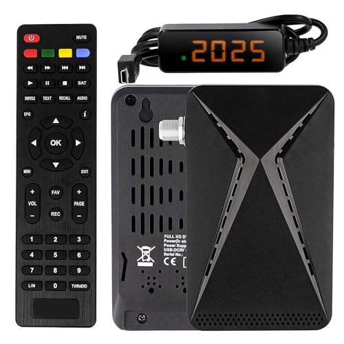 Hd-line 26100 Mini Sat Receiver DVB-S2 /ARD & ZDF SD Shut-Off/Full HD 1080p Digital Receiver (HDTV, USB)