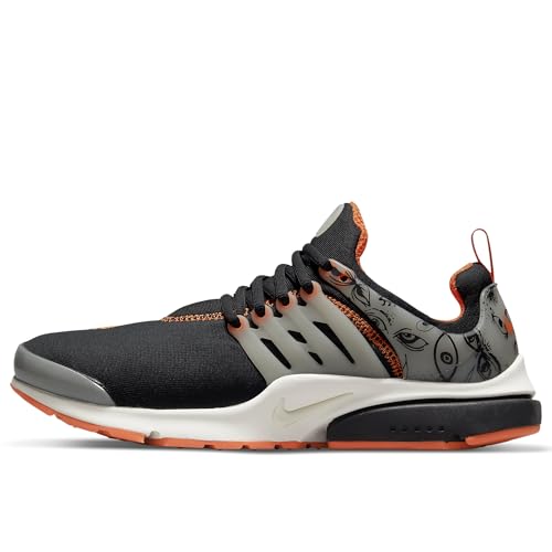 NIKE Air Presto PRM Herren Sneaker Farbe: Schwarz/Orange; Größe: EUR 44 | US 10 | UK 9
