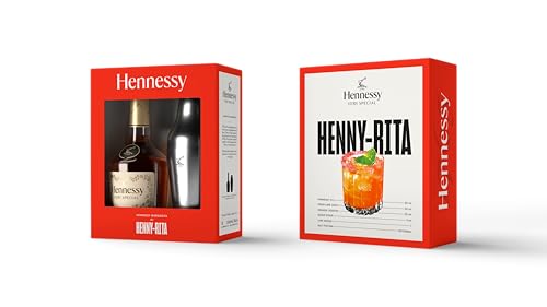 Hennessy V.S.im Set mit Shaker als Geschenkbox