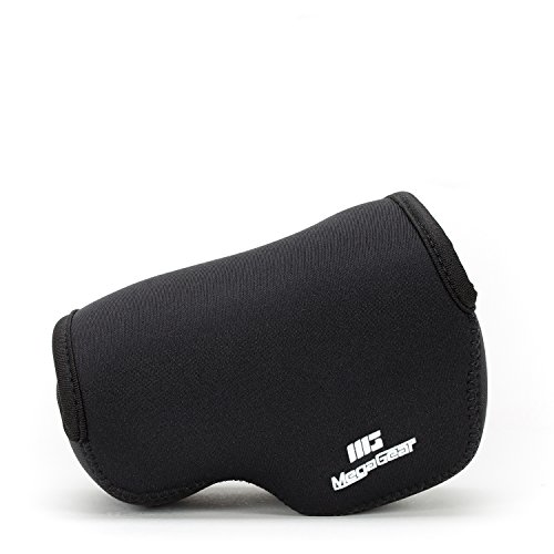 MegaGear Ultraleichte Kameratasche aus Neopren kompatibel mit Sony Alpha A6400, A6500, A6300, A6000 (16-50 mm) - Schwarz