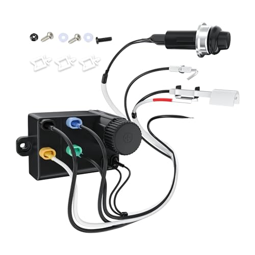 onlyfire Elektronischer Zünder-Kit Ersatz für Weber Spirit 220 und 320 Gasgrills (mit frontmontierten Bedienfeldern)