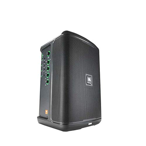 JBL EON ONE Compact - Wiederaufladbares All-in-One-Personal-PA-System, austauschbarer Akku, leicht und tragbar, mehrere Eingänge, Profi-Mixer-Funktionen - Schwarz