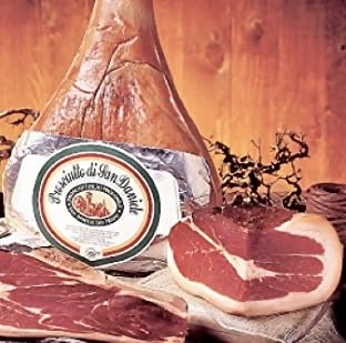 Prosciuttificio Prolongo mind 16 Monate luftgetrockneter Rohschinken Prosciutto di San Daniele DOP natürlich gereift Premium Qualität ohne Knochen - ''Gambero Rosso'' Preisgekrönt (1,2kg)