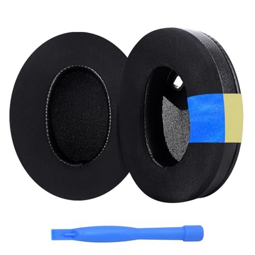 Ersatz Ohrpolster für Sony WH-1000XM4 by MMOBIEL – Kühlgel & Ice-Silk Memory-Schaum Ohrpolster – Atmungsaktive Ersatzpolster für Noise Cancelling Kopfhörer – Schwarz