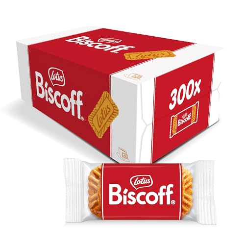 Lotus Biscoff | Orginal Karamellisierter Keks | 300 Einzeln Verpackte Kekse | Einzigartiger Knuspriger Geschmack | Vegan | Kein Zusatz von Aromen oder Farbstoffen | 1.875 kg