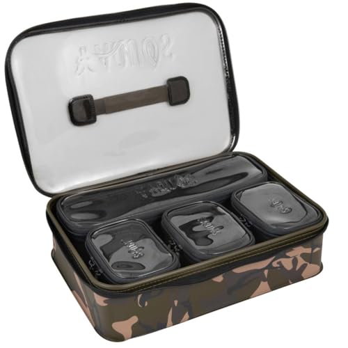 Fox Aquos Camolite Accessory Bag System 37x26x7cm - Angeltasche zum Karpfenangeln, Taschensystem für Karpfenzubehör, Tackletasche, Zubehörtasche