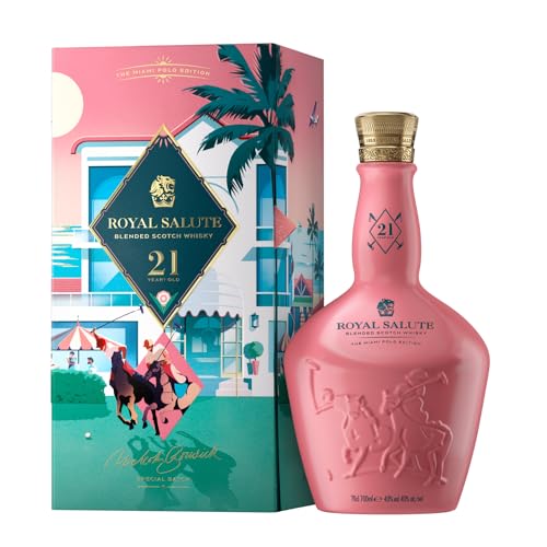 Royal Salute 21 Years Old THE MIAMI POLO EDITION Blended Scotch Whisky 40% Vol. 0,7l in Geschenkbox
